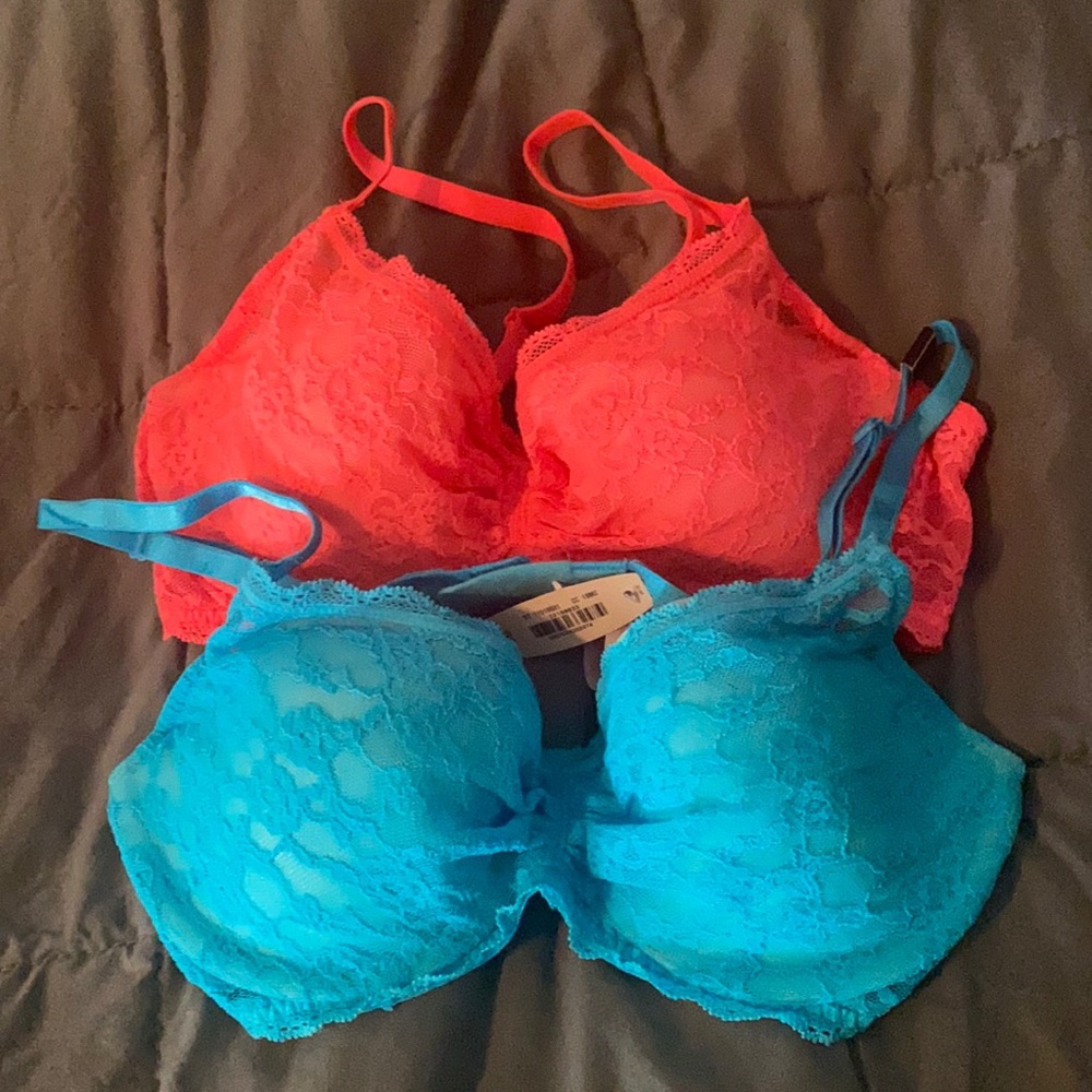 Lot of unlined underwire bralettes VS 32C